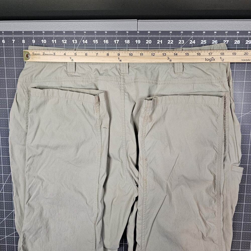 Carhartt Force Pants Mens 38x34 Tan Ripstop Nylon Pocket Work Outdoor Stretch - Picture 12 of 16
